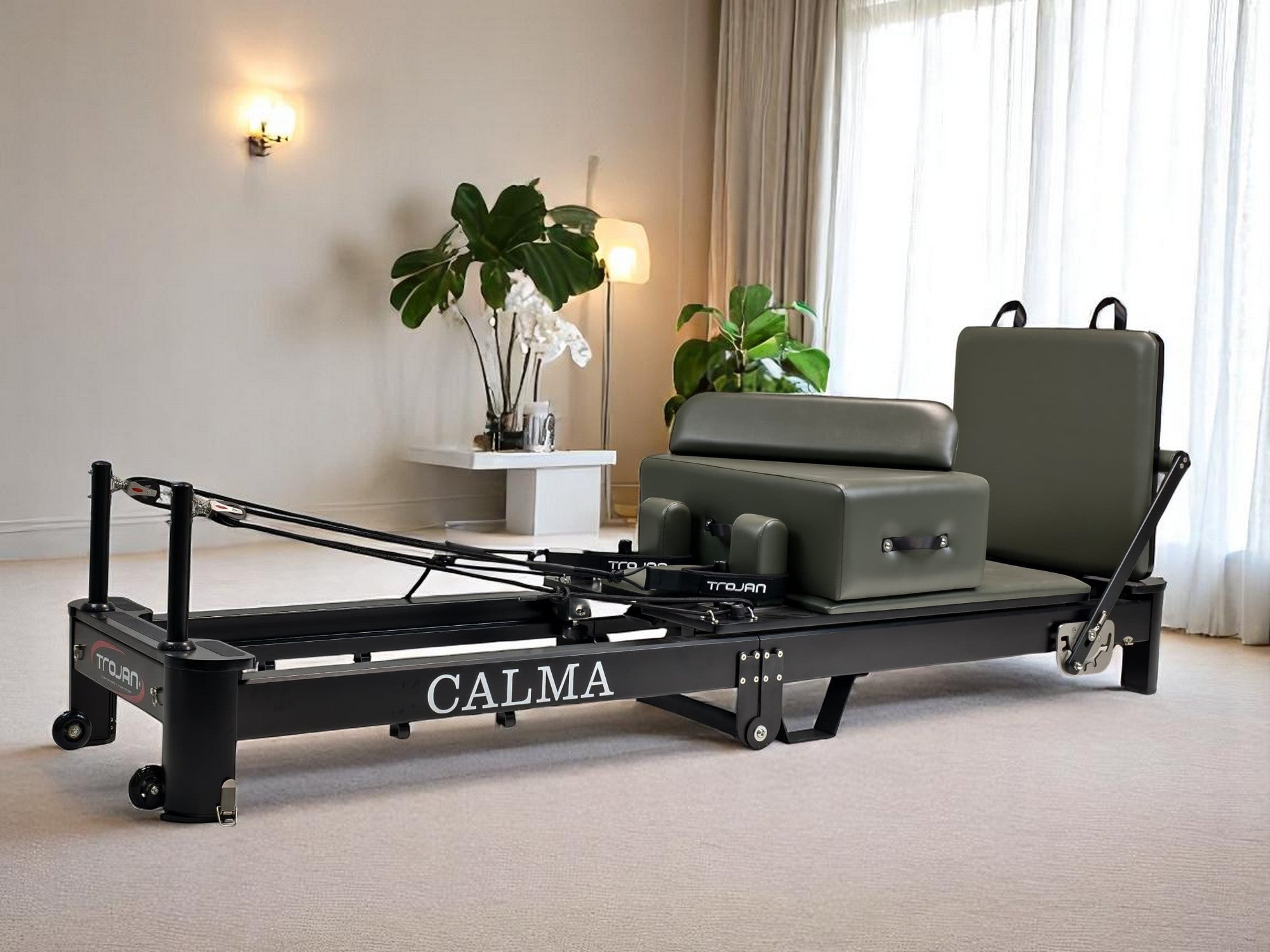 Trojan " Calma " GREEN Folding Aluminium Reformer Inc Box & Jump Board * NEW *